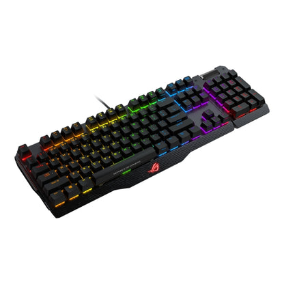 ASUS Claymore USB 2.0 RGB Backlight Detachable Wired Mechanical Black Switch Gaming Keyboard with Detachable Cable, Claymore