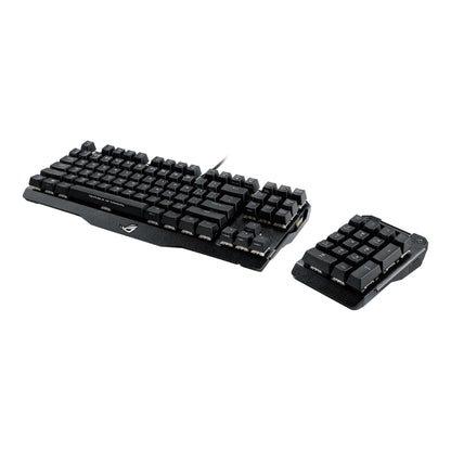 ASUS Claymore USB 2.0 RGB Backlight Detachable Wired Mechanical Black Switch Gaming Keyboard with Detachable Cable, Claymore
