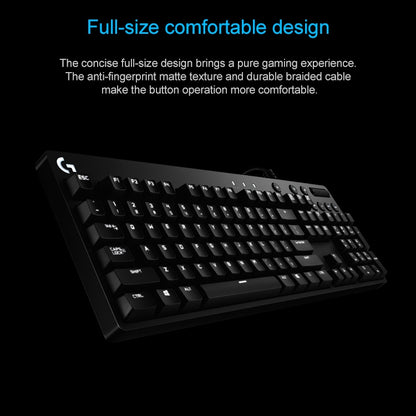 Logitech G610 Wired Gaming Mechanical Keyboard USB RGB Backlit Cyan-blue Axis, KB0458A, KB0458B, KB0458C