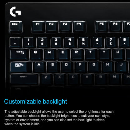 Logitech G610 Wired Gaming Mechanical Keyboard USB RGB Backlit Cyan-blue Axis, KB0458A, KB0458B, KB0458C