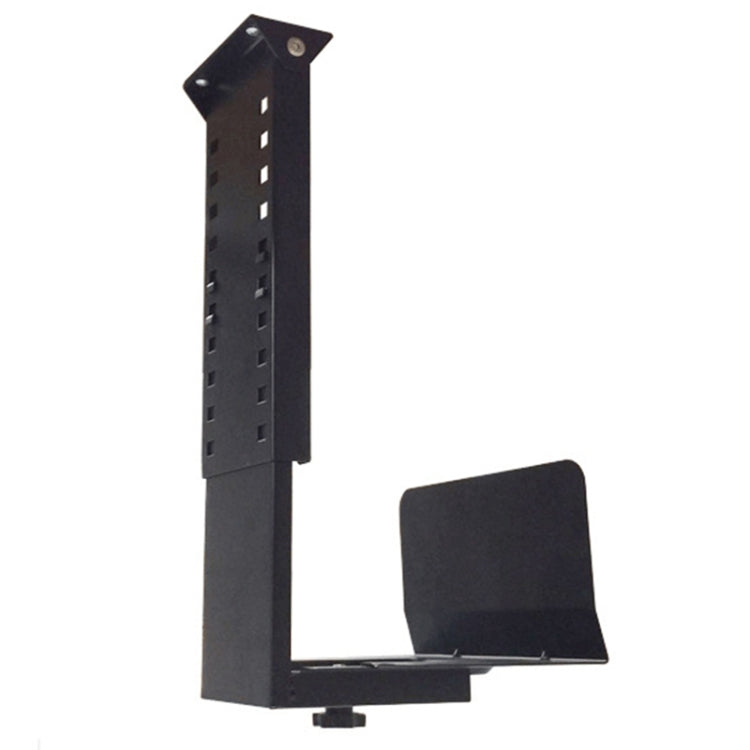 Universal PC Case Holder CPU Stand Hanging Adjustable Computer Mainframe Host Bracket, 300-500mm Height Adjustable, 145-235mm Width Adjustable, 145-235mm Width Adjustable(Black), 145-235mm Width Adjustable(White)