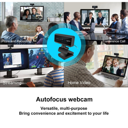 HXSJ S3 500W 1080P Adjustable 180 Degree HD Automatic Focus PC Camera with Microphone