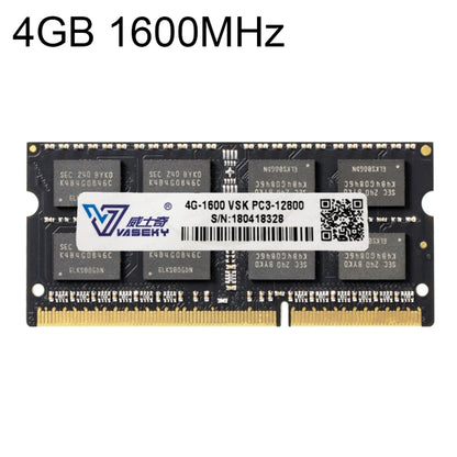 Vaseky 4GB 1600MHz PC3-12800 DDR3 PC Memory RAM Module for Laptop, 4GB 1600MHz