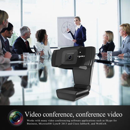 HXSJ S70 30fps 5 Megapixel 1080P Full HD Autofocus Webcam for Desktop / Laptop / Android TV, with Noise Reduction Microphone, Cable Length: 1.4m, S70