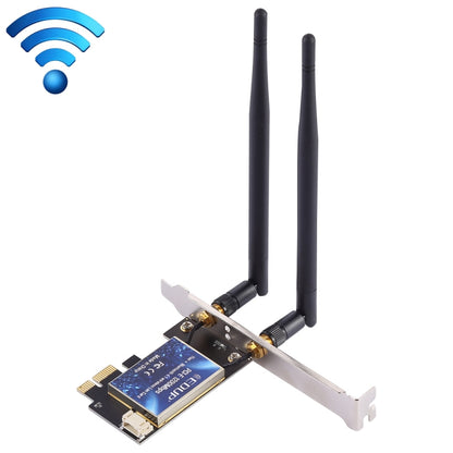 EDUP EP-9620 2 in 1 AC1200Mbps 2.4GHz & 5.8GHz Dual Band PCI-E 2 Antenna WiFi Adapter External Network Card + Bluetooth, EP-9620 1200Mbps (2 in 1)