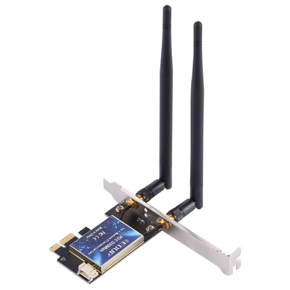 EDUP EP-9620 2 in 1 AC1200Mbps 2.4GHz & 5.8GHz Dual Band PCI-E 2 Antenna WiFi Adapter External Network Card + Bluetooth, EP-9620 1200Mbps (2 in 1)