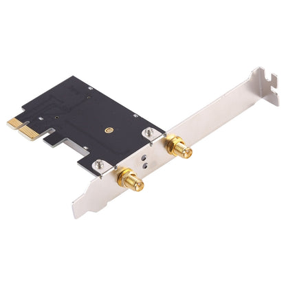 EDUP EP-9620 2 in 1 AC1200Mbps 2.4GHz & 5.8GHz Dual Band PCI-E 2 Antenna WiFi Adapter External Network Card + Bluetooth, EP-9620 1200Mbps (2 in 1)