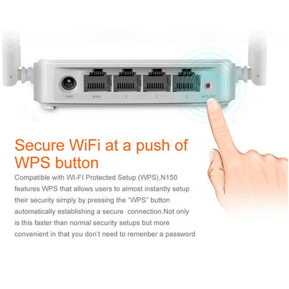 Tenda N301 Wireless N300 Easy Setup Router Speed Up to 300Mbps, Sign Random Delivery, N301