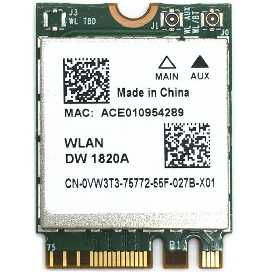 DW1820A BCM94350ZAE 802.11ac BT4.1 867Mbps M.2 / NGFF WiFi Wireless Card, DW1820A