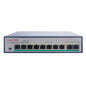 ESCAM POE 8+2 10-Port Fast Ethernet Switch 8-Port POE 10/100M 120W Network Switch, Transmission Distance: 150m, 10 Ports