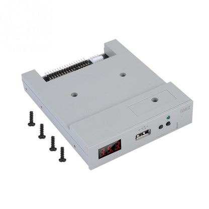 SFR1M44-U100 3.5inch 1.44MB USB SSD Floppy Drive Emulator Plug and Play, SFR1M44-U100K(Gray)