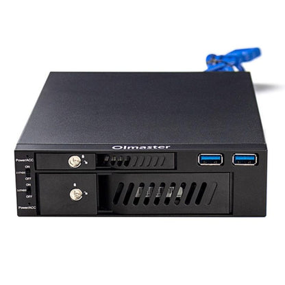 Oimaster MR-6203 Double Bay Optical Drive Hard Drive Box Hard Drive Bracket, MR-6203