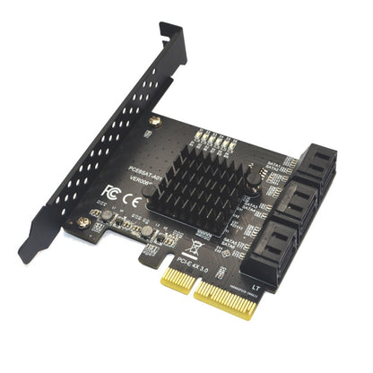 SATA 3.0 Adapter Expansion Card ASMedia ASM1166 Converter, PCIE  4X To 6 Port, PCIE 1X To 6 Port, PCIE 1X To 10 Port, PCIE 4X To 10 Port, PCIE 1X To 8 Port