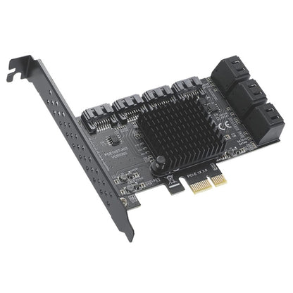 SATA 3.0 Adapter Expansion Card ASMedia ASM1166 Converter, PCIE  4X To 6 Port, PCIE 1X To 6 Port, PCIE 1X To 10 Port, PCIE 4X To 10 Port, PCIE 1X To 8 Port