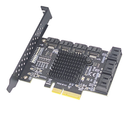 SATA 3.0 Adapter Expansion Card ASMedia ASM1166 Converter, PCIE  4X To 6 Port, PCIE 1X To 6 Port, PCIE 1X To 10 Port, PCIE 4X To 10 Port, PCIE 1X To 8 Port