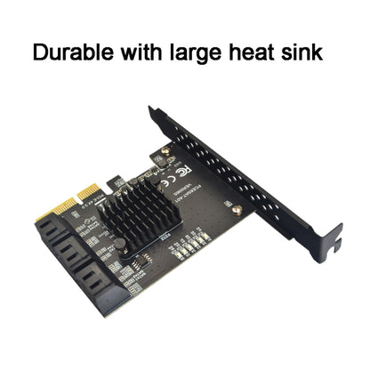 SATA 3.0 Adapter Expansion Card ASMedia ASM1166 Converter, PCIE  4X To 6 Port, PCIE 1X To 6 Port, PCIE 1X To 10 Port, PCIE 4X To 10 Port, PCIE 1X To 8 Port