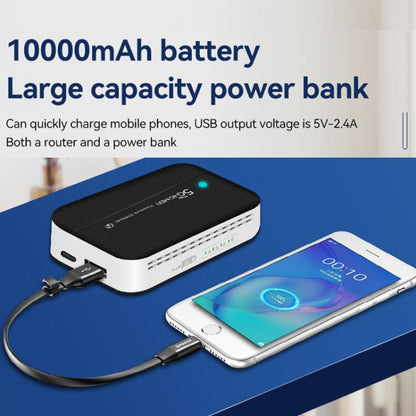 PW100 4G LTE Mobile Router USB Hotspot Portable Power Bank Pocket Wireless WIFI, PW100
