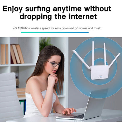4G Wireless CPE Router Plug-in Mobile WiFi, EU Plug, Asian B1/3/5/7/8/38/40/41, European B1/3/7/8/20/38/40/41