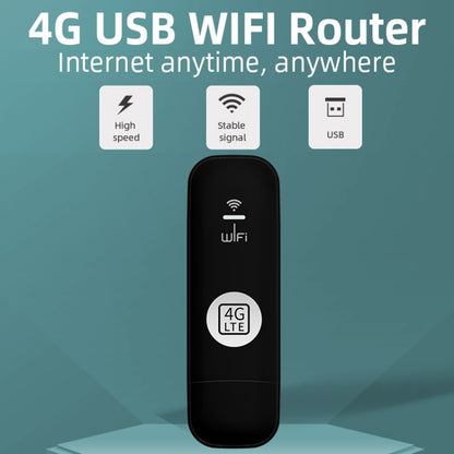 4G UFI LTE WiFi Dongle Wireless Router Plug-in NIC Router, Global Edition, U6