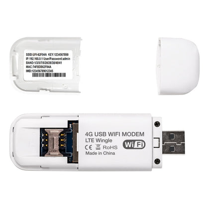4G UFI LTE WiFi Dongle Wireless Router Plug-in NIC Router, Global Edition, U6