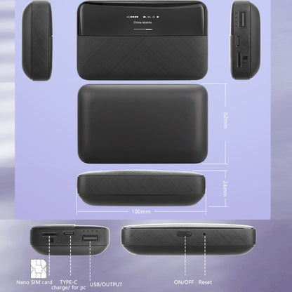 4G Mobile SIM Card Router Portable WiFi, MF905C-MC7 Eurasian Version
