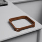For MAC Mini M4 Wooden Desktop Host Bracket Base Heat Dissipation Rack, Walnut, Beech