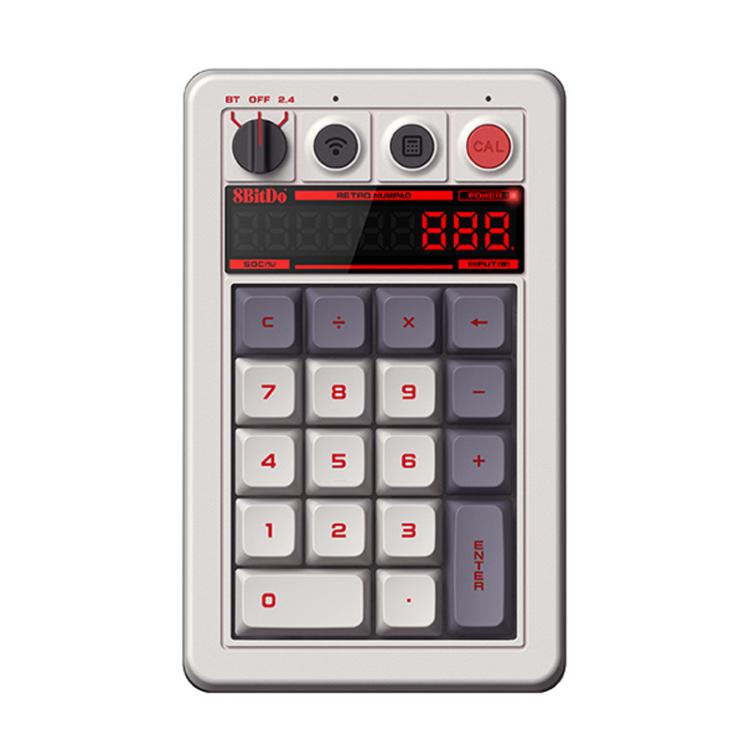8BitDo Retro18 Tri-mode Connection Computer Mechanical Numeric Keyboard Counter 2 In 1