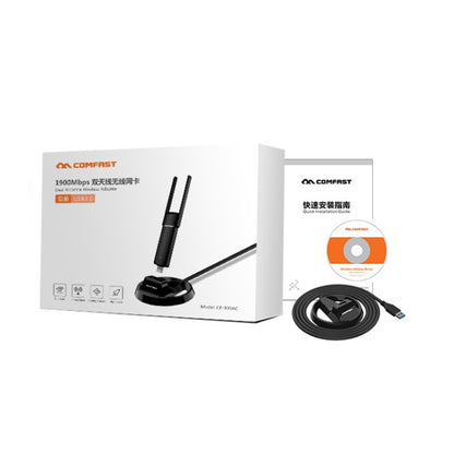 COMFAST CF-939AC 1900Mbps Dual-band Wifi USB Network Adapter with USB 3.0 Base, CF-939AC