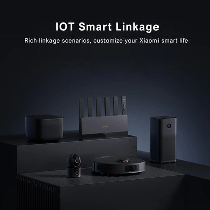 Xiaomi Router BE6500 WiFi 7 2.4GHz 5.0GHz Dual Band 4-Core 2.5G Port, US Plug, BE6500